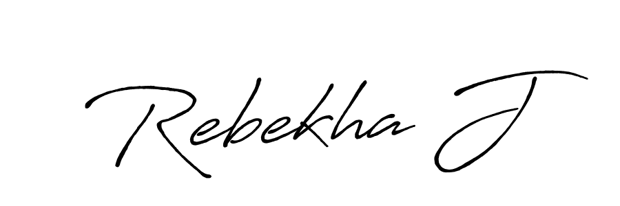 Here are the top 10 professional signature styles for the name Rebekha J. These are the best autograph styles you can use for your name. Rebekha J signature style 7 images and pictures png