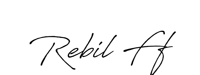 if you are searching for the best signature style for your name Rebil Ff. so please give up your signature search. here we have designed multiple signature styles  using Antro_Vectra_Bolder. Rebil Ff signature style 7 images and pictures png