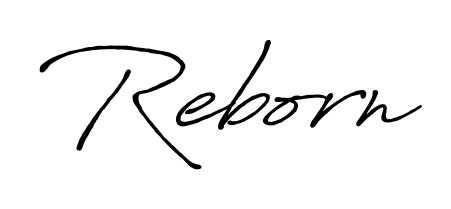 Express your personality with a custom Reborn signature crafted with Antro_Vectra_Bolder typography. Free transparent PNG download available. Reborn signature style 7 images and pictures png
