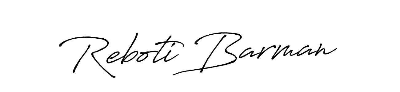 The best way (Antro_Vectra_Bolder) to make a short signature is to pick only two or three words in your name. The name Reboti Barman include a total of six letters. For converting this name. Reboti Barman signature style 7 images and pictures png