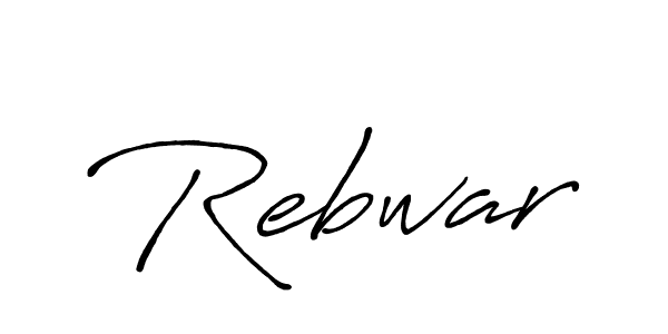 Also You can easily find your signature by using the search form. We will create Rebwar name handwritten signature images for you free of cost using Antro_Vectra_Bolder sign style. Rebwar signature style 7 images and pictures png