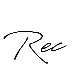 if you are searching for the best signature style for your name Rec. so please give up your signature search. here we have designed multiple signature styles  using Antro_Vectra_Bolder. Rec signature style 7 images and pictures png