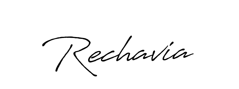 It looks lik you need a new signature style for name Rechavia. Design unique handwritten (Antro_Vectra_Bolder) signature with our free signature maker in just a few clicks. Rechavia signature style 7 images and pictures png