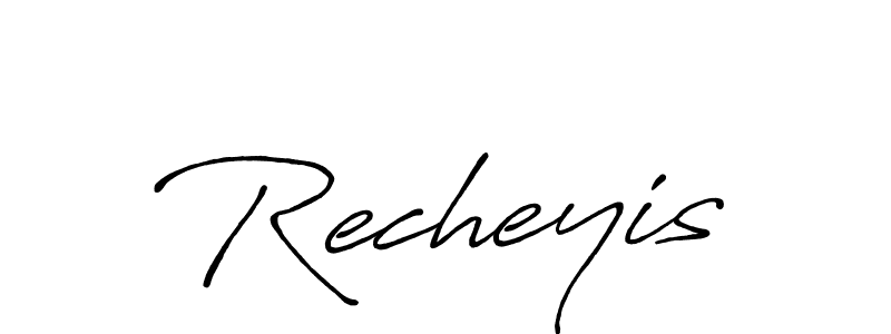 You should practise on your own different ways (Antro_Vectra_Bolder) to write your name (Recheyis) in signature. don't let someone else do it for you. Recheyis signature style 7 images and pictures png
