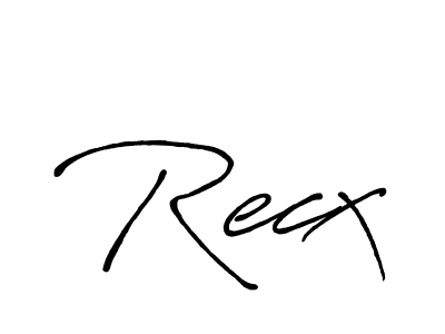 It looks lik you need a new signature style for name Recx. Design unique handwritten (Antro_Vectra_Bolder) signature with our free signature maker in just a few clicks. Recx signature style 7 images and pictures png