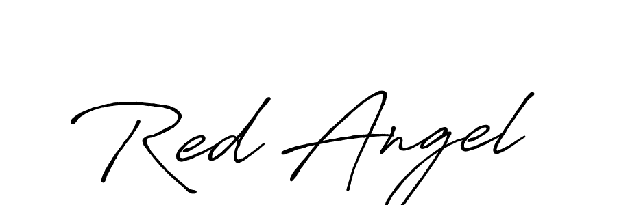 Make a beautiful signature design for name Red Angel. Use this online signature maker to create a handwritten signature for free. Red Angel signature style 7 images and pictures png