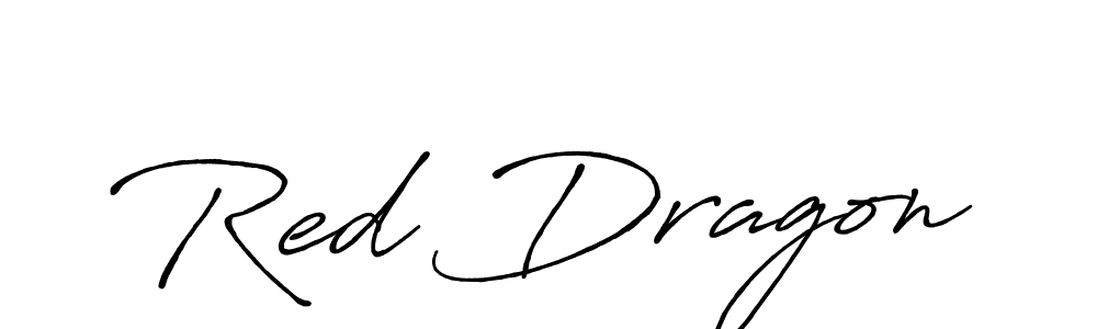 How to make Red Dragon name signature. Use Antro_Vectra_Bolder style for creating short signs online. This is the latest handwritten sign. Red Dragon signature style 7 images and pictures png