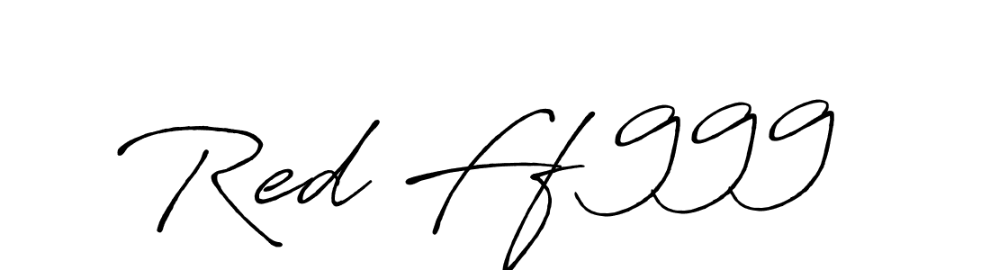 How to make Red Ff 999  signature? Antro_Vectra_Bolder is a professional autograph style. Create handwritten signature for Red Ff 999  name. Red Ff 999  signature style 7 images and pictures png