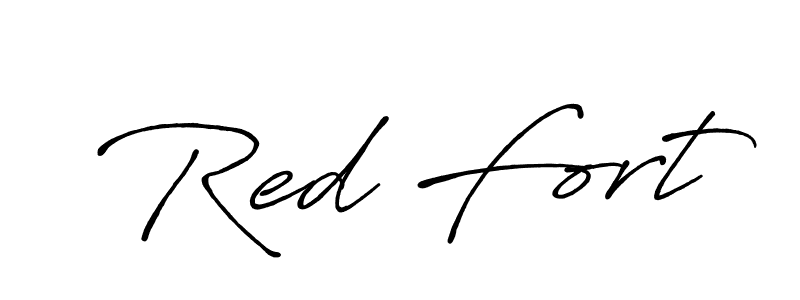 You should practise on your own different ways (Antro_Vectra_Bolder) to write your name (Red Fort) in signature. don't let someone else do it for you. Red Fort signature style 7 images and pictures png