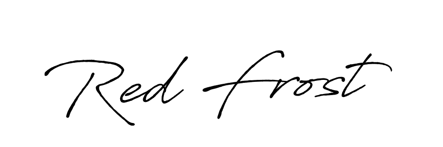 The best way (Antro_Vectra_Bolder) to make a short signature is to pick only two or three words in your name. The name Red Frost include a total of six letters. For converting this name. Red Frost signature style 7 images and pictures png