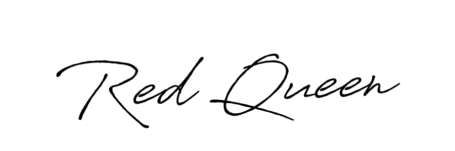 Make a beautiful signature design for name Red Queen. With this signature (Antro_Vectra_Bolder) style, you can create a handwritten signature for free. Red Queen signature style 7 images and pictures png