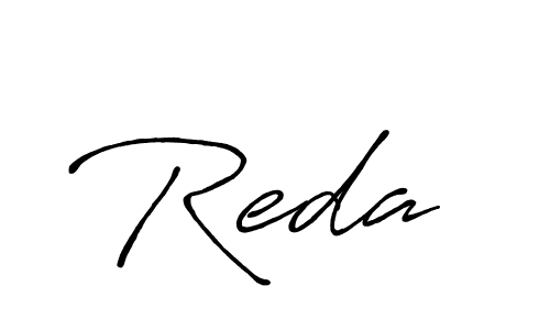 Similarly Antro_Vectra_Bolder is the best handwritten signature design. Signature creator online .You can use it as an online autograph creator for name Reda . Reda  signature style 7 images and pictures png