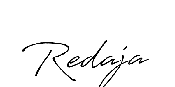 How to make Redaja signature? Antro_Vectra_Bolder is a professional autograph style. Create handwritten signature for Redaja name. Redaja signature style 7 images and pictures png