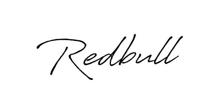 You should practise on your own different ways (Antro_Vectra_Bolder) to write your name (Redbull) in signature. don't let someone else do it for you. Redbull signature style 7 images and pictures png