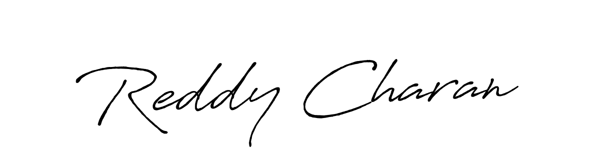 Also we have Reddy Charan name is the best signature style. Create professional handwritten signature collection using Antro_Vectra_Bolder autograph style. Reddy Charan signature style 7 images and pictures png