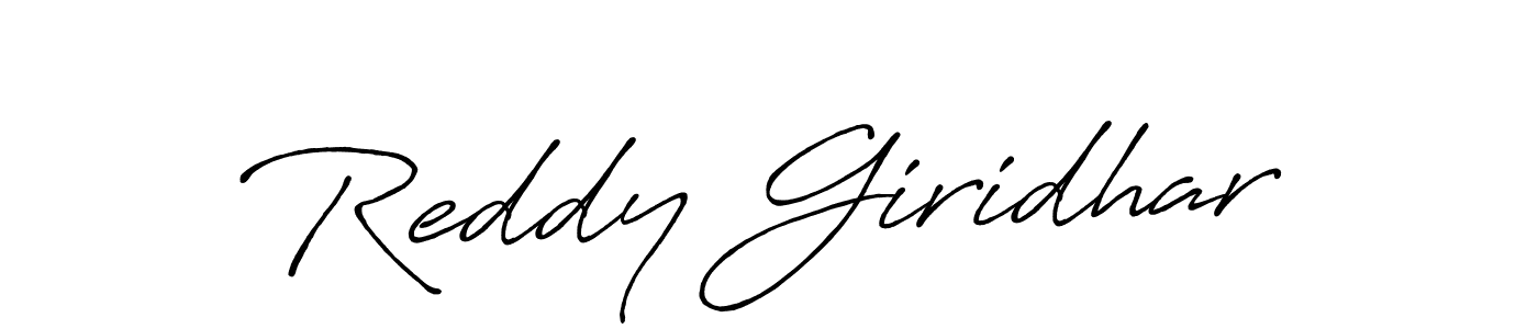 The best way (Antro_Vectra_Bolder) to make a short signature is to pick only two or three words in your name. The name Reddy Giridhar include a total of six letters. For converting this name. Reddy Giridhar signature style 7 images and pictures png