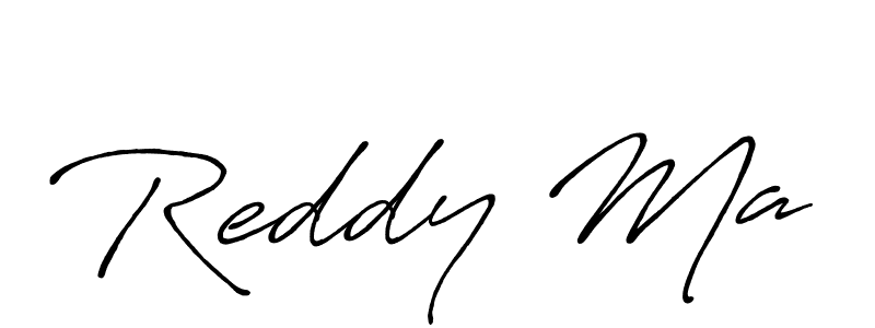 Once you've used our free online signature maker to create your best signature Antro_Vectra_Bolder style, it's time to enjoy all of the benefits that Reddy Ma name signing documents. Reddy Ma signature style 7 images and pictures png