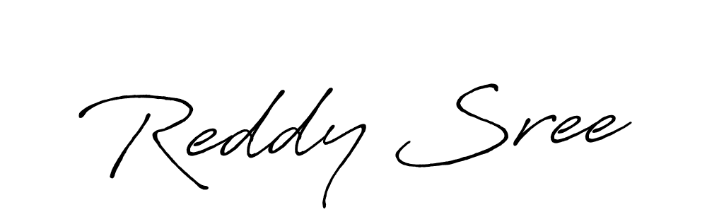 Reddy Sree stylish signature style. Best Handwritten Sign (Antro_Vectra_Bolder) for my name. Handwritten Signature Collection Ideas for my name Reddy Sree. Reddy Sree signature style 7 images and pictures png