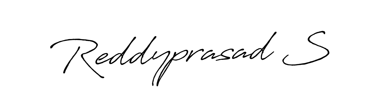 This is the best signature style for the Reddyprasad S name. Also you like these signature font (Antro_Vectra_Bolder). Mix name signature. Reddyprasad S signature style 7 images and pictures png