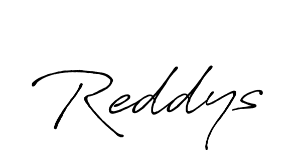 Create a beautiful signature design for name Reddys. With this signature (Antro_Vectra_Bolder) fonts, you can make a handwritten signature for free. Reddys signature style 7 images and pictures png