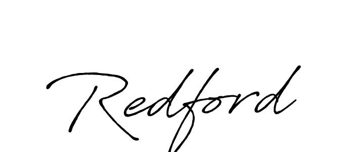 How to make Redford name signature. Use Antro_Vectra_Bolder style for creating short signs online. This is the latest handwritten sign. Redford signature style 7 images and pictures png