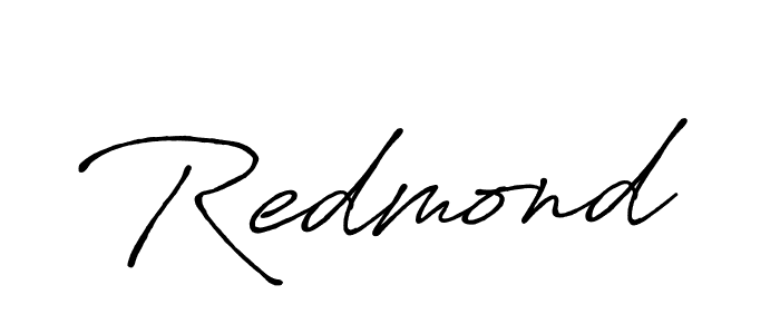 Make a beautiful signature design for name Redmond. With this signature (Antro_Vectra_Bolder) style, you can create a handwritten signature for free. Redmond signature style 7 images and pictures png