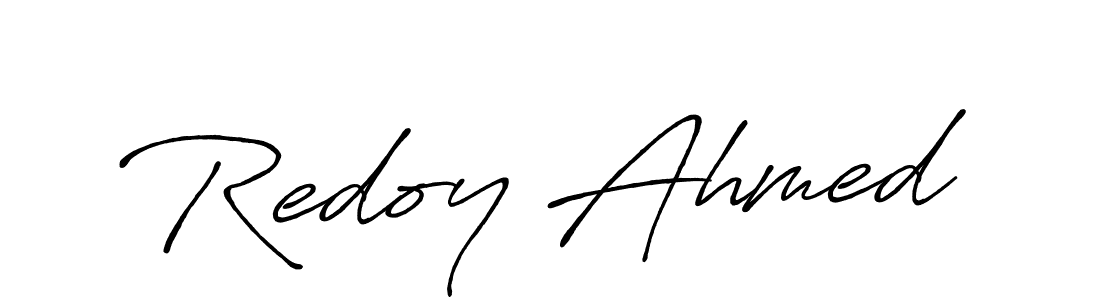 Make a short Redoy Ahmed signature style. Manage your documents anywhere anytime using Antro_Vectra_Bolder. Create and add eSignatures, submit forms, share and send files easily. Redoy Ahmed signature style 7 images and pictures png