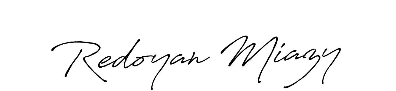 Also You can easily find your signature by using the search form. We will create Redoyan Miazy name handwritten signature images for you free of cost using Antro_Vectra_Bolder sign style. Redoyan Miazy signature style 7 images and pictures png