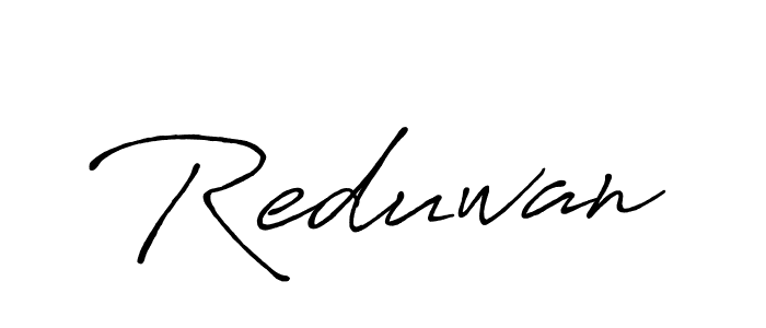 Also we have Reduwan name is the best signature style. Create professional handwritten signature collection using Antro_Vectra_Bolder autograph style. Reduwan signature style 7 images and pictures png