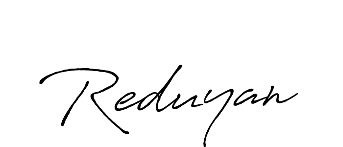 You should practise on your own different ways (Antro_Vectra_Bolder) to write your name (Reduyan) in signature. don't let someone else do it for you. Reduyan signature style 7 images and pictures png