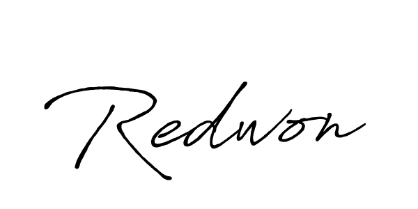 How to make Redwon signature? Antro_Vectra_Bolder is a professional autograph style. Create handwritten signature for Redwon name. Redwon signature style 7 images and pictures png