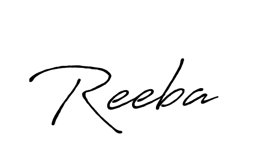 Once you've used our free online signature maker to create your best signature Antro_Vectra_Bolder style, it's time to enjoy all of the benefits that Reeba name signing documents. Reeba signature style 7 images and pictures png