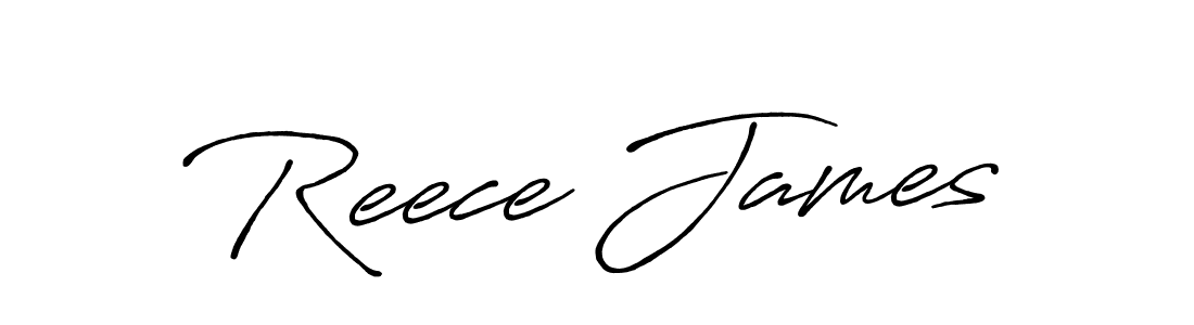 How to make Reece James signature? Antro_Vectra_Bolder is a professional autograph style. Create handwritten signature for Reece James name. Reece James signature style 7 images and pictures png