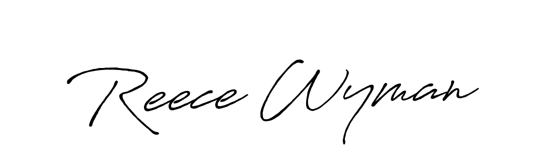 You can use this online signature creator to create a handwritten signature for the name Reece Wyman. This is the best online autograph maker. Reece Wyman signature style 7 images and pictures png