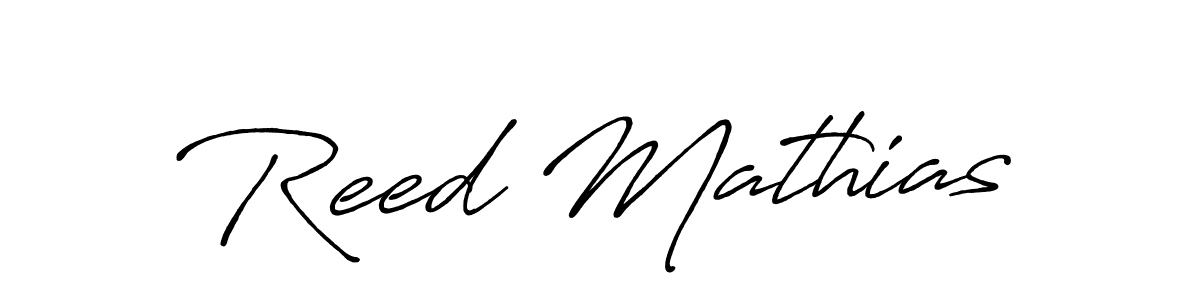 How to make Reed Mathias signature? Antro_Vectra_Bolder is a professional autograph style. Create handwritten signature for Reed Mathias name. Reed Mathias signature style 7 images and pictures png