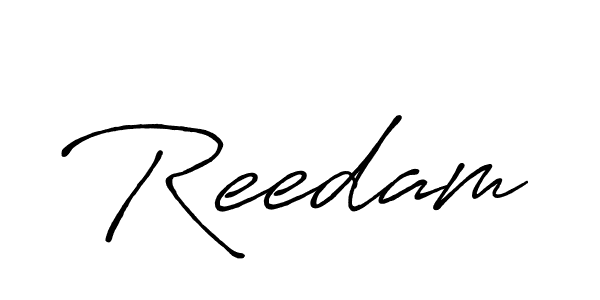 You should practise on your own different ways (Antro_Vectra_Bolder) to write your name (Reedam) in signature. don't let someone else do it for you. Reedam signature style 7 images and pictures png