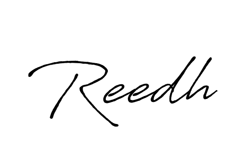 Design your own signature with our free online signature maker. With this signature software, you can create a handwritten (Antro_Vectra_Bolder) signature for name Reedh. Reedh signature style 7 images and pictures png