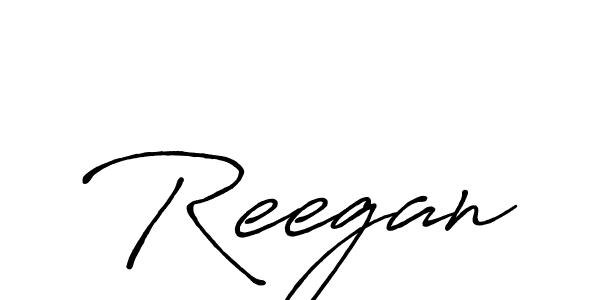 It looks lik you need a new signature style for name Reegan. Design unique handwritten (Antro_Vectra_Bolder) signature with our free signature maker in just a few clicks. Reegan signature style 7 images and pictures png