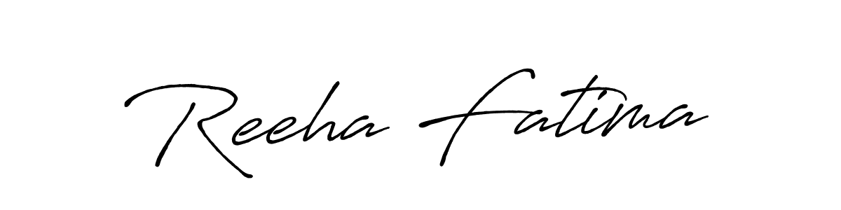 Reeha Fatima stylish signature style. Best Handwritten Sign (Antro_Vectra_Bolder) for my name. Handwritten Signature Collection Ideas for my name Reeha Fatima. Reeha Fatima signature style 7 images and pictures png
