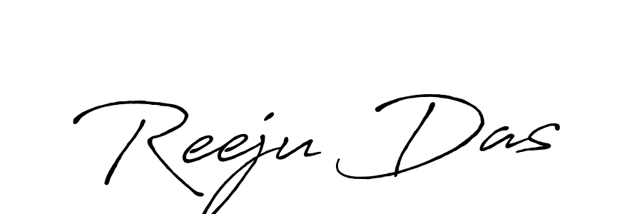 Create a beautiful signature design for name Reeju Das. With this signature (Antro_Vectra_Bolder) fonts, you can make a handwritten signature for free. Reeju Das signature style 7 images and pictures png
