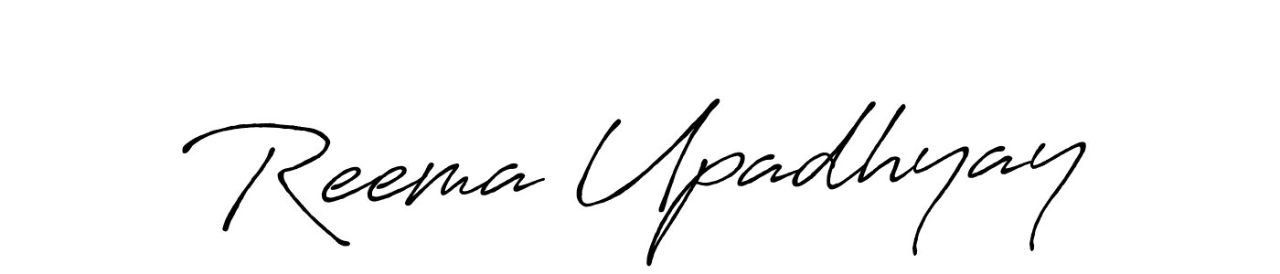 It looks lik you need a new signature style for name Reema Upadhyay. Design unique handwritten (Antro_Vectra_Bolder) signature with our free signature maker in just a few clicks. Reema Upadhyay signature style 7 images and pictures png