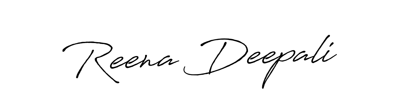 Similarly Antro_Vectra_Bolder is the best handwritten signature design. Signature creator online .You can use it as an online autograph creator for name Reena Deepali. Reena Deepali signature style 7 images and pictures png