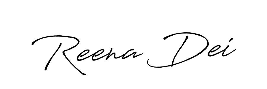 How to make Reena Dei signature? Antro_Vectra_Bolder is a professional autograph style. Create handwritten signature for Reena Dei name. Reena Dei signature style 7 images and pictures png