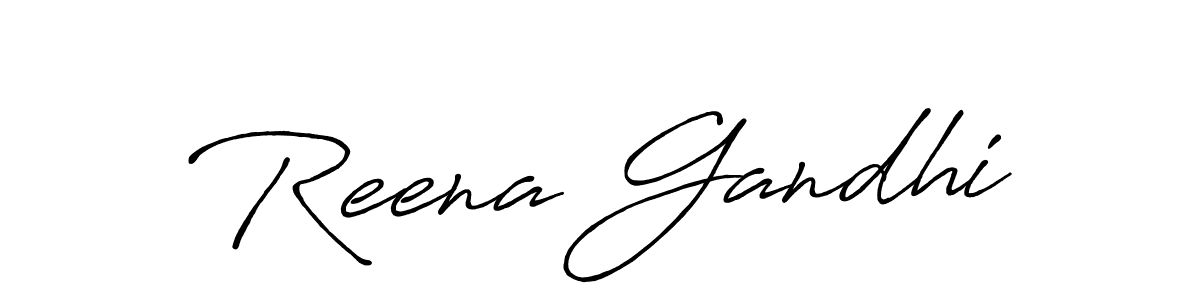 Once you've used our free online signature maker to create your best signature Antro_Vectra_Bolder style, it's time to enjoy all of the benefits that Reena Gandhi name signing documents. Reena Gandhi signature style 7 images and pictures png