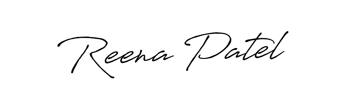 Also we have Reena Patel name is the best signature style. Create professional handwritten signature collection using Antro_Vectra_Bolder autograph style. Reena Patel signature style 7 images and pictures png