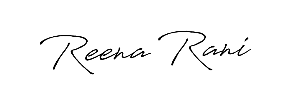 The best way (Antro_Vectra_Bolder) to make a short signature is to pick only two or three words in your name. The name Reena Rani include a total of six letters. For converting this name. Reena Rani signature style 7 images and pictures png