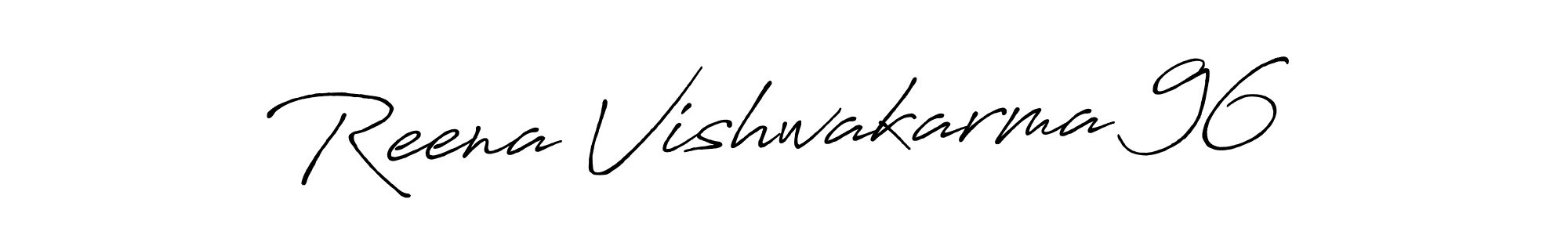 The best way (Antro_Vectra_Bolder) to make a short signature is to pick only two or three words in your name. The name Reena Vishwakarma 96 include a total of six letters. For converting this name. Reena Vishwakarma 96 signature style 7 images and pictures png