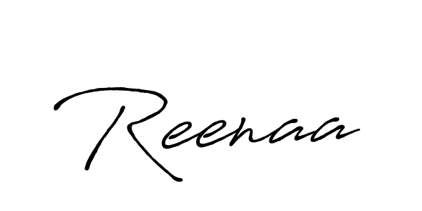 Also we have Reenaa name is the best signature style. Create professional handwritten signature collection using Antro_Vectra_Bolder autograph style. Reenaa signature style 7 images and pictures png