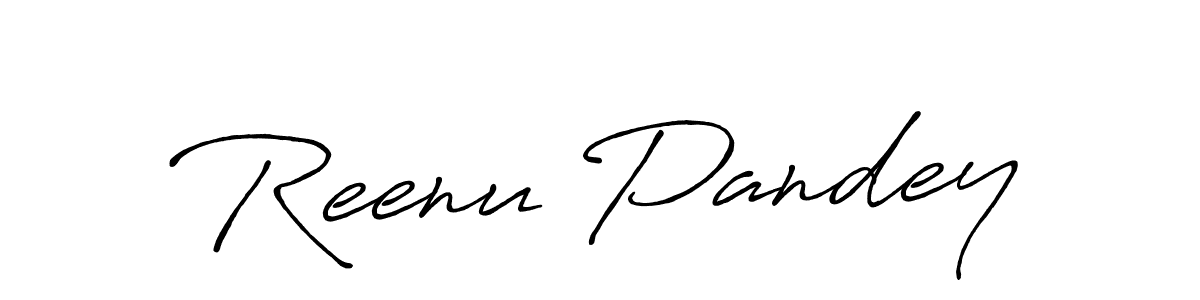 How to Draw Reenu Pandey signature style? Antro_Vectra_Bolder is a latest design signature styles for name Reenu Pandey. Reenu Pandey signature style 7 images and pictures png
