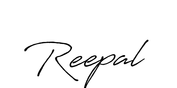 Design your own signature with our free online signature maker. With this signature software, you can create a handwritten (Antro_Vectra_Bolder) signature for name Reepal. Reepal signature style 7 images and pictures png